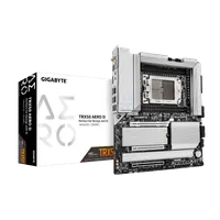 GIGABYTE TRX50 AERO D Carte mère - Compatible avec AMD Ryzen Threadripper 9000 Series CPUs, 16+8+4 Phases Digital VRM, up to 7800MHz DDR5 (OC), 3xPCIe 5.0 + 1xPCIe 4.0 M.2, Wi-Fi 7, 10GbE LAN, USB4 - 4