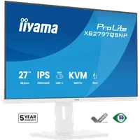 iiyama ProLite XB2797QSNP-W1 27" IPS LCD écran plat de PC 68,6 cm (27") 2560 x 1440 pixels Quad HD Blanc - 6