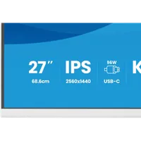 iiyama ProLite XB2797QSNP-W1 27" IPS LCD écran plat de PC 68,6 cm (27") 2560 x 1440 pixels Quad HD Blanc - 8
