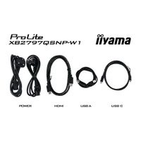 iiyama ProLite XB2797QSNP-W1 27" IPS LCD écran plat de PC 68,6 cm (27") 2560 x 1440 pixels Quad HD Blanc - 17