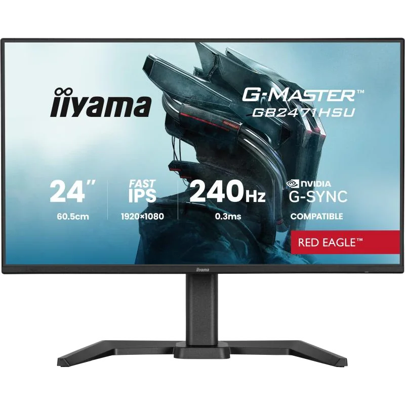 iiyama G-MASTER GB2471HSU-B1 écran plat de PC 60,5 cm (23.8") 1920 x 1080 pixels Full HD Noir