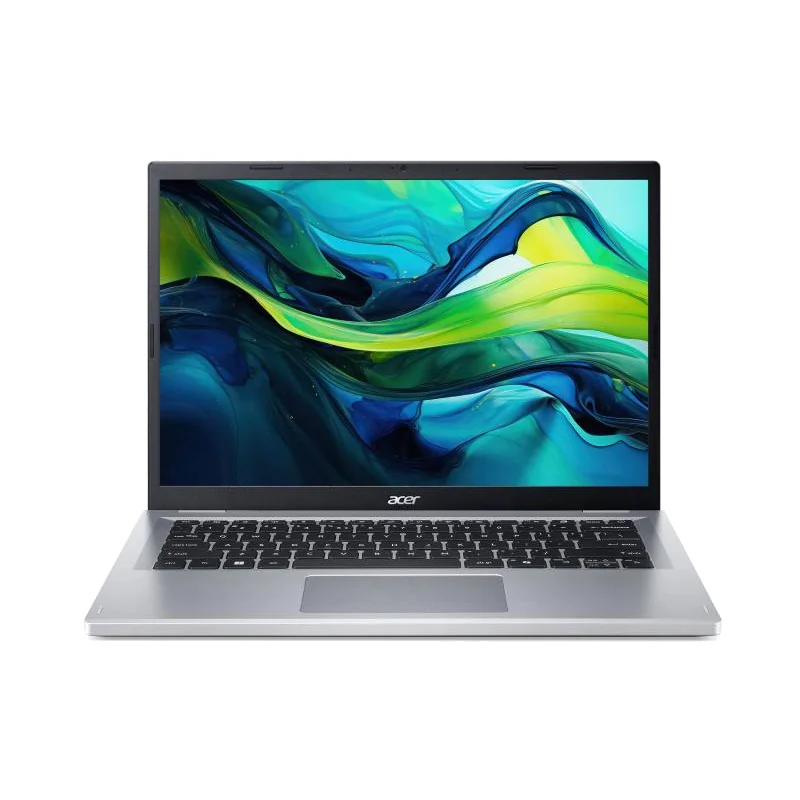 Acer Aspire AG14-32P-328W Intel Core 3 N355 Ordinateur portable 35,6 cm (14") WUXGA 8 Go DDR5-SDRAM 512 Go SSD Wi-Fi 6 (802.11ax) Windows 11 Home Argent