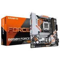 GIGABYTE B850M FORCE Carte Mère – Compatible avec les processeurs AMD Ryzen série 9000, VRM numérique 8+2+2 phases, jusqu’à 9600 MHz DDR5 (OC), 1 x M.2 PCIe 5.0 + 2 x M.2 PCIe 4.0, LAN 2.5 GbE, USB 3.2 Gen 2