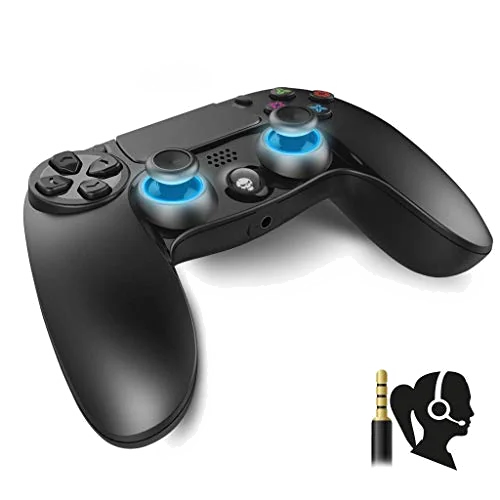 Manette de jeu sans fil Bluetooth Spirit of Gamer PGP Pro Gaming pour PS4 (Noir)