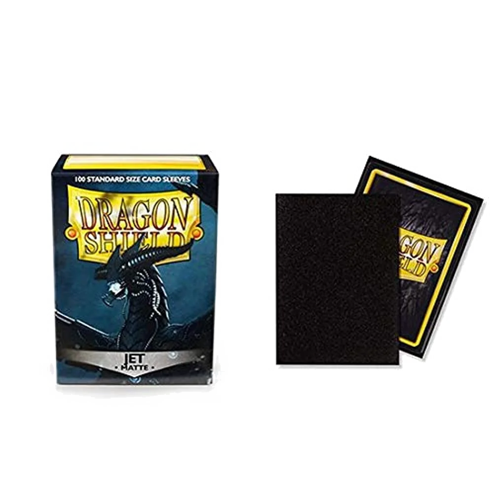 Lot de 100 Sleeves Dragon Shield Matte (Jet)