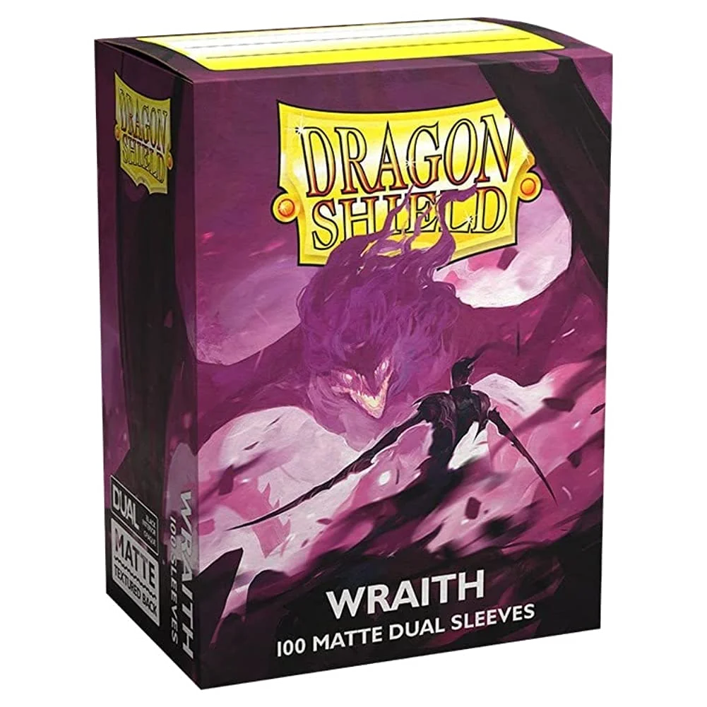 Lot de 100 Sleeves Dragon Shield Dual Matte (Wraith)