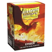 Lot de 100 Sleeves Dragon Shield Dual Matte (Ember)