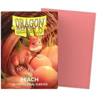 Lot de 100 Sleeves Dragon Shield Dual Matte (Peach)