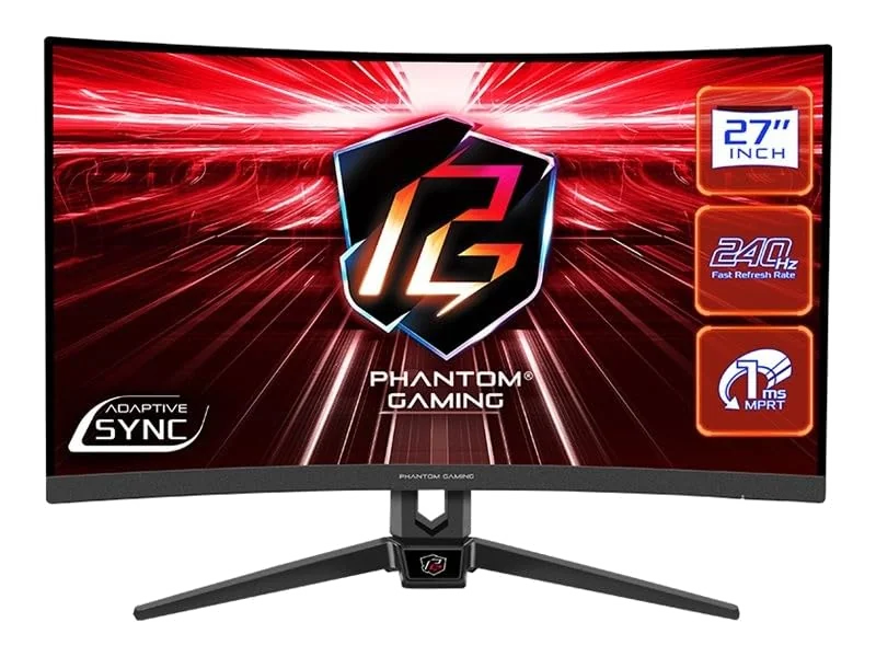 Ecran incurvé 27" ASRock Phantom Gaming PG27F15RS1A Full HD (Noir) 240Hz