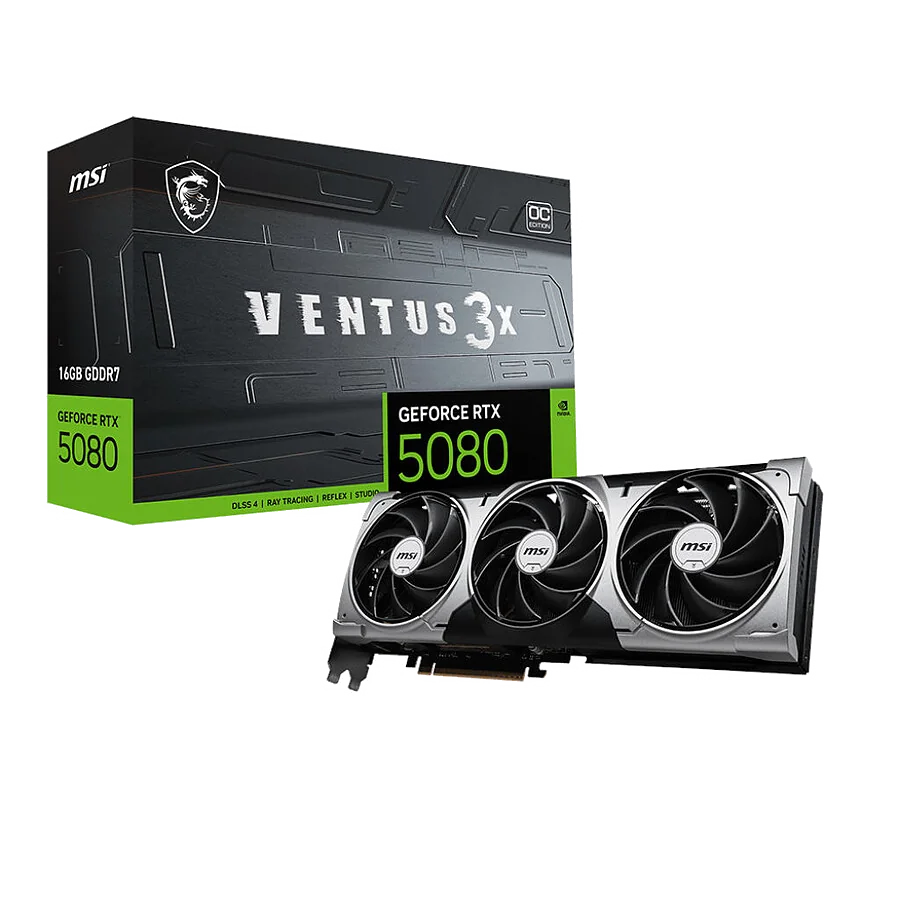 MSI RTX 5080 16G VENTUS  3X OC BLACK