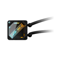 GIGABYTE GAMING 240 Refroidisseur Liquide pour CPU - 2x120mm Ventilateurs ARGB, mécanisme d’emboîtement coulissant, DAISY-CHAIN, Compatible Intel LGA 1851 et AMD AM5 - 4