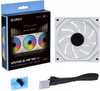 Ventilateur de boitier Lian Li Uni Fan SL-Infinity Reverse RGB - 12cm (Blanc) - 2