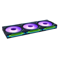 Lot de 3 Ventilateurs de boitier Lian Li Uni Fan SL-Infinity Wireless Reverse RGB - 12cm (Noir)