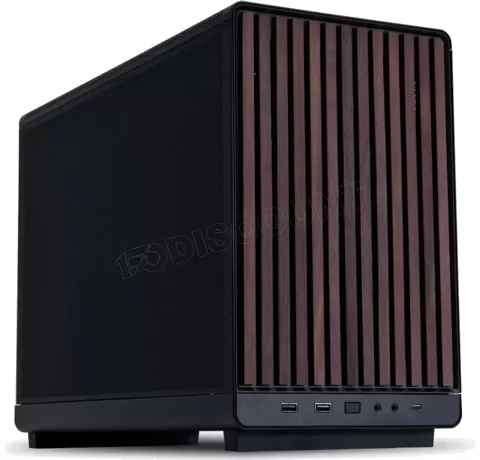 Boitier Mini Tour Micro ATX Lian-Li A3-mATX (Noir/Marron)