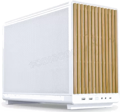 Boitier Mini Tour Micro ATX Lian-Li A3-mATX (Blanc/Marron)