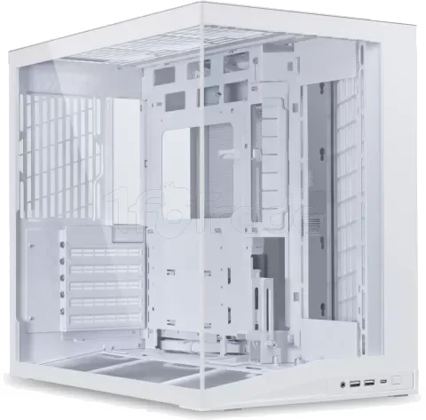 Boitier Cube ATX Lian-Li O11 Dynamic Mini Flow V2 avec panneau vitré (Blanc)
