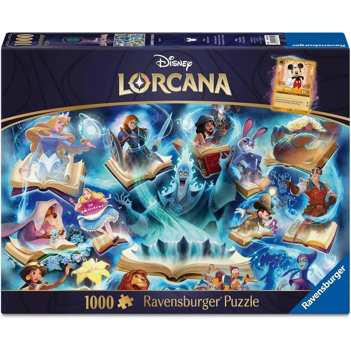 Puzzle Ravensburger - Disney Lorcana Saphir (1000 pièces)
