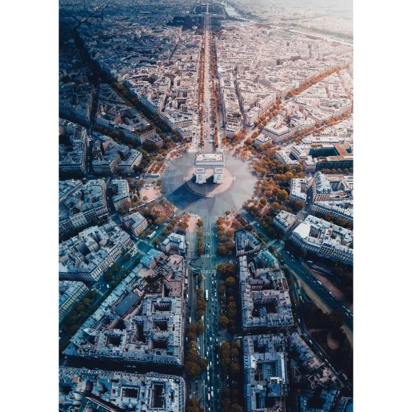 Puzzle Ravensburger - Paris vue d'en Haut (1000 pièces)