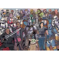 Puzzle Ravensburger - Challenge : Baby Yoda / Star Wars Mandalorian (1000 pièces)