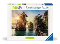 Puzzle Ravensburger - Lac de Cheow Lan (1000 pièces)