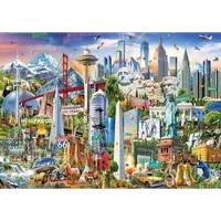 Puzzle Educa - Symboles d'Amérique du Nord (1500 pièces)