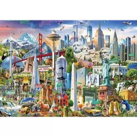 Puzzle Educa - Symboles d'Amérique du Nord (1500 pièces) - 2