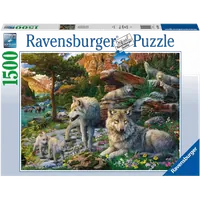 Puzzle Ravensburger - Loups Printemps (1500 pièces)