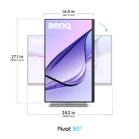 BenQ MA270UP écran plat de PC 68,6 cm (27") 3840 x 2160 pixels 4K Ultra HD Blanc - 5