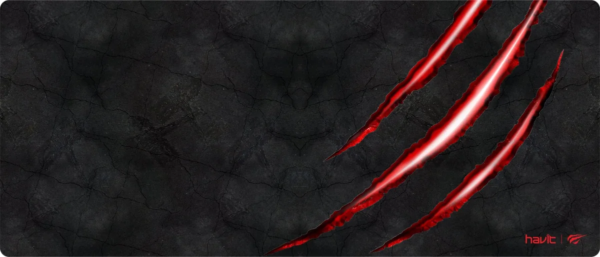 Tapis de souris Havit Gamenote MP838 (Noir/Rouge)