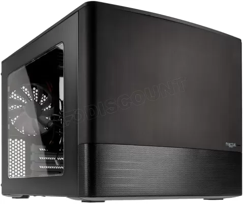 Boitier Moyen Tour ATX Fractal Design Node 804 avec fenêtre (Noir)