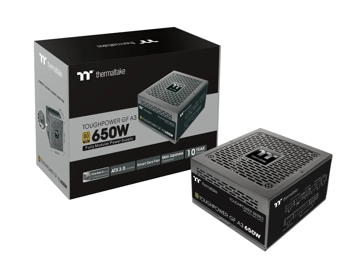 Alimentation ATX Thermaltake Toughpower GF A3 - 650W (Noir)