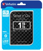 Verbatim Disque dur portable USB Store 'n' Go 3.0, 1 To, noir - 5