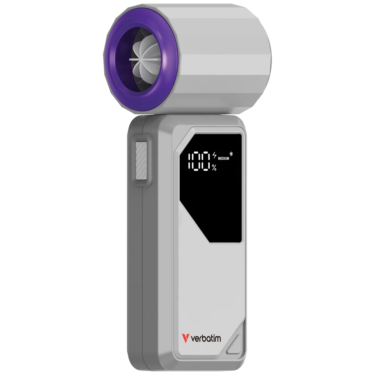 Verbatim Cool 'n' Go AirJet Gris, Violet Ventilateur portable