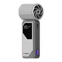 Verbatim Cool 'n' Go AirJet Gris, Violet Ventilateur portable - 4