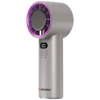 Verbatim Cool 'n' Go Ice Touch Gris, Violet Ventilateur portable