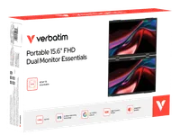 Verbatim Moniteur portable double 15.6″ - 4