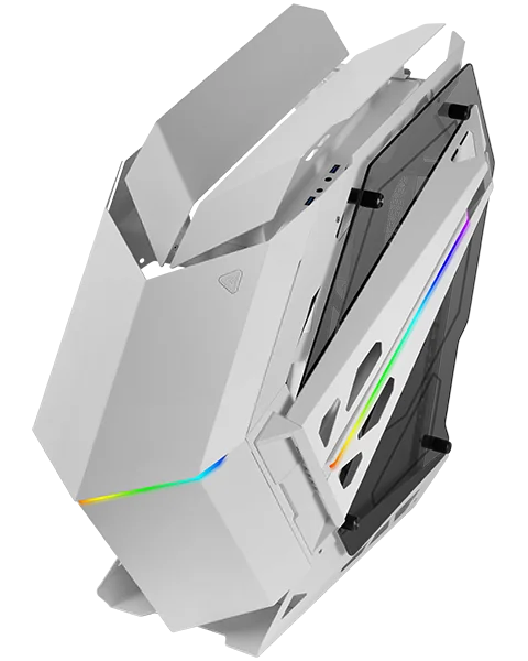 Mars Gaming MC-TITANW Midi Tower Blanc