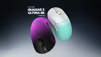 HATOR Quasar 3 Ultima 8K Wireless souris Gaming Droitier RF Wireless + Bluetooth + USB Type-C Optique 30000 DPI - 8