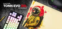 HATOR Tonn EVO 3XL Astronaut Tapis de souris de jeu Multicolore - 10