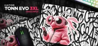 HATOR Tonn EVO 3XL Dragonfly Tapis de souris de jeu Multicolore - 10