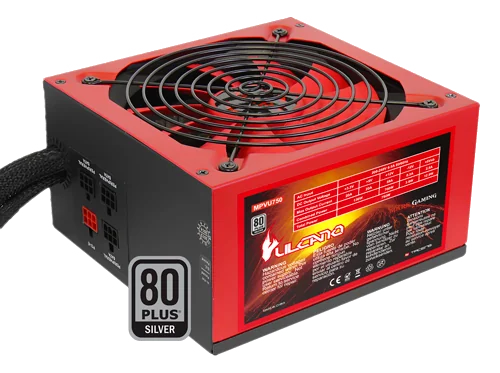 Mars Gaming MPVU750 unité d'alimentation d'énergie 750 W 20+4 pin ATX ATX Noir, Rouge
