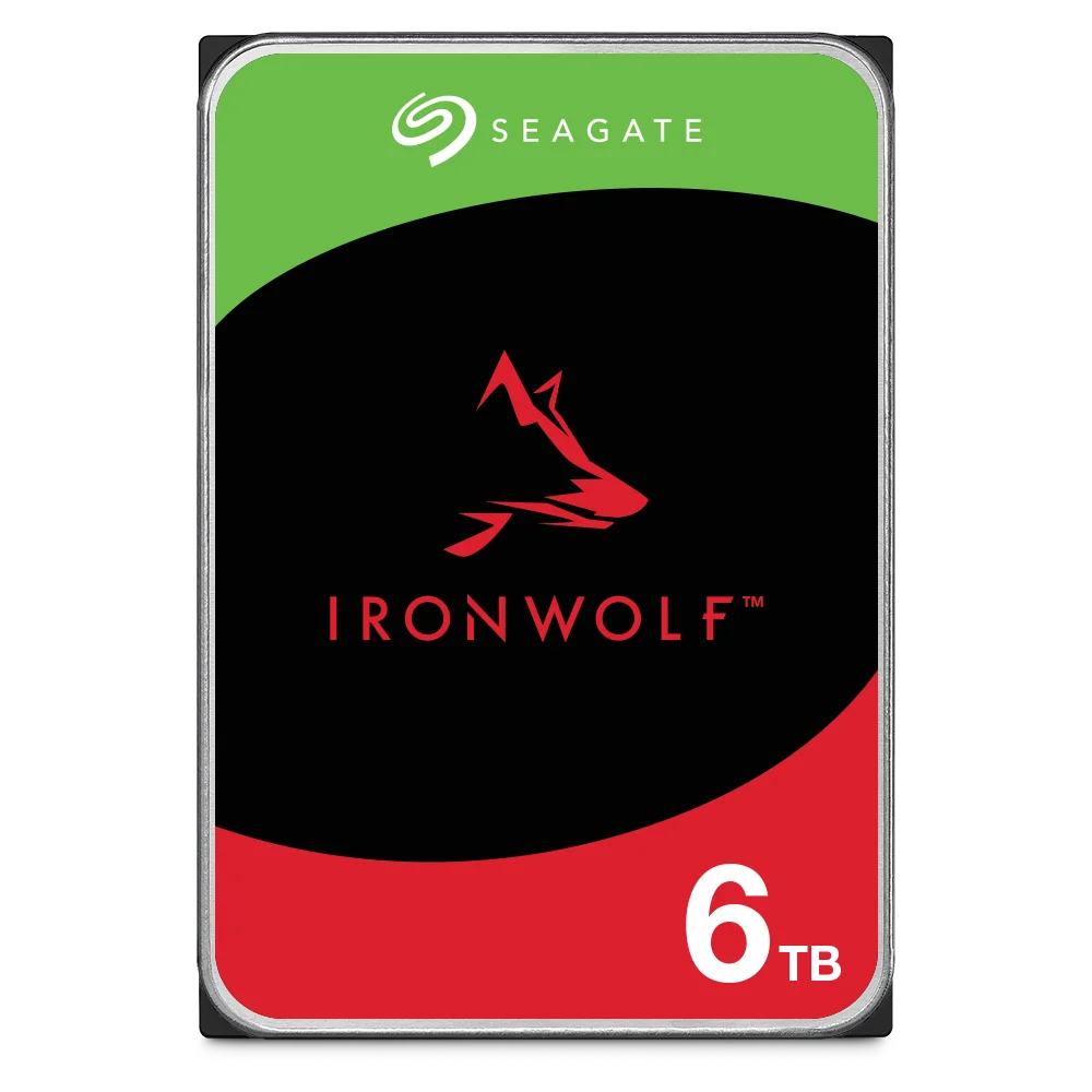 Seagate IronWolf ST6000VN006 disque dur 6 To 5400 tr/min 256 Mo 3.5" Série ATA III