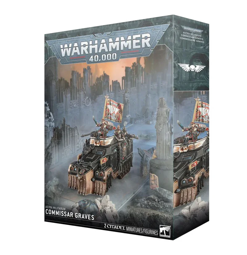 Warhammer 40k - Astra Militarum Commissaire Graves