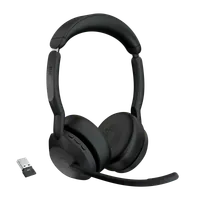 Jabra Evolve2 55 Casque Sans fil Arceau Bureau/Centre d'appels USB Type-C Bluetooth Socle de chargement - 1