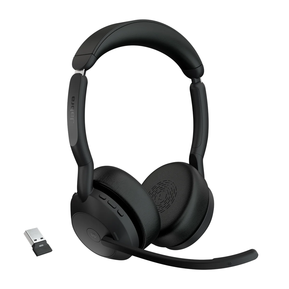Jabra Evolve2 55 Casque Sans fil Arceau Bureau/Centre d'appels USB Type-C Bluetooth Socle de chargement