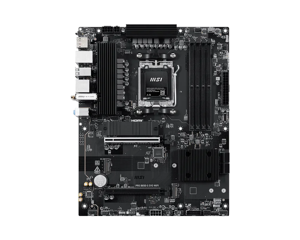 MSI PRO B850-S EVO WIFI carte mère AMD B850 Emplacement AM5 ATX