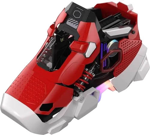 Boitier Custom Mini ITX Cooler Master Sneaker X avec alimentation 850W (Rouge)