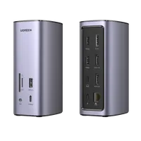 Ugreen USB-C Docking Station 12-in-1 Avec fil Argent