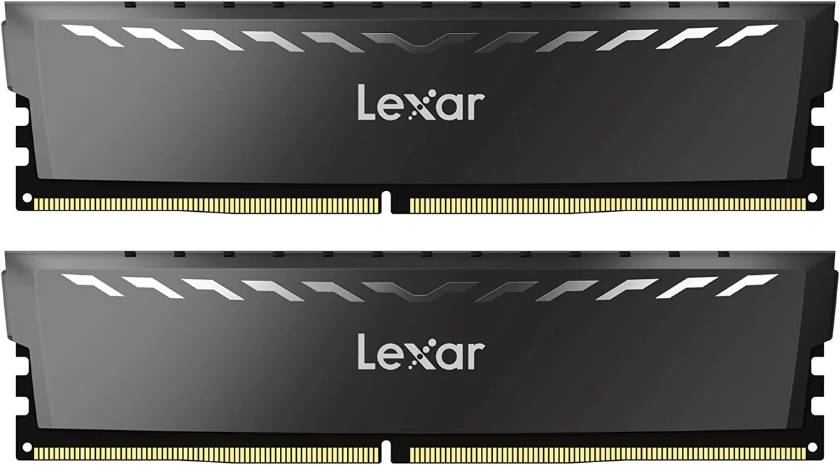 Kit Barrettes mémoire 16Go (2x8Go) DIMM DDR4 Lexar Thor  3200Mhz (Noir)