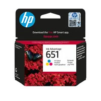 HP 651 cartouches Ink Advantage authentiques, trois couleurs - 2